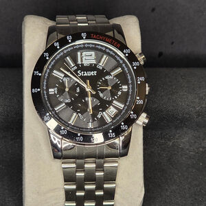 Stauer Jet Setter men's Chronograph Stainless Steel Date